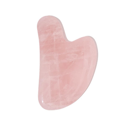 Rose Quartz Gua Sha Facial Massage Stone