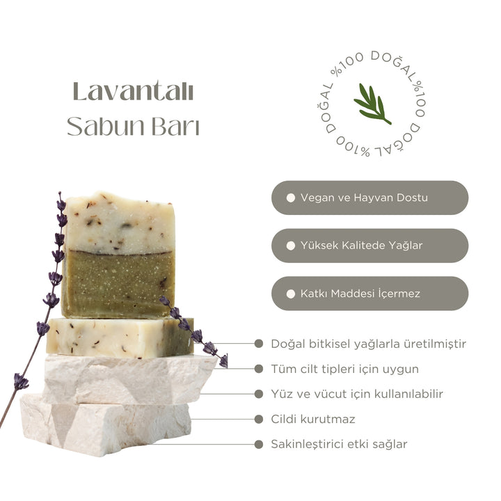 Lavender Soap Bar 100% Natural