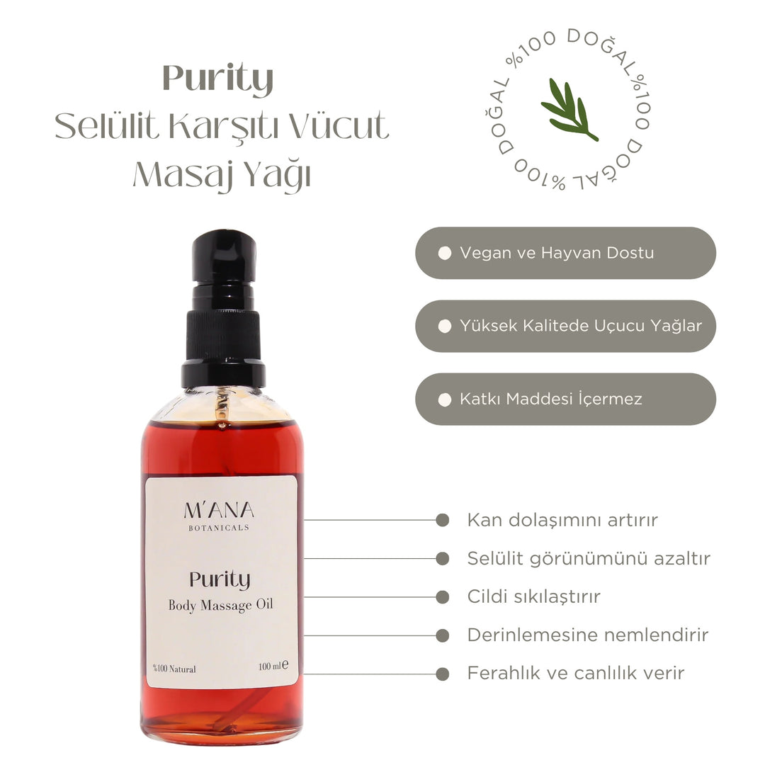 Purity Anti-Cellulite Body Massage Oil