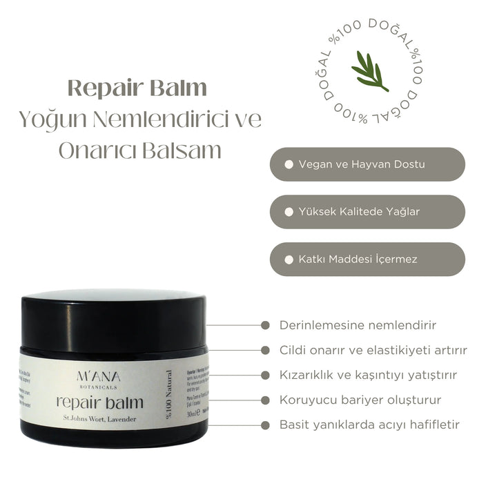 Repair Balm – Kantaron & Lavanta Yoğun Nemlendirici ve Onarıcı Balsam